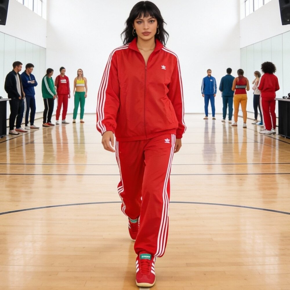 adidas Red Track Jacket
